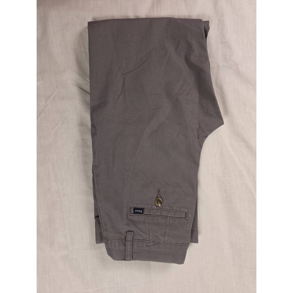 Polo Ralph Lauren Boys 10 Gray Chino Pants Stretch Twill Straight Leg School